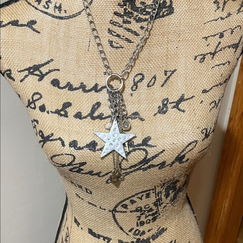 Bijoux Terner Silver Charms & Star Pendant Necklace